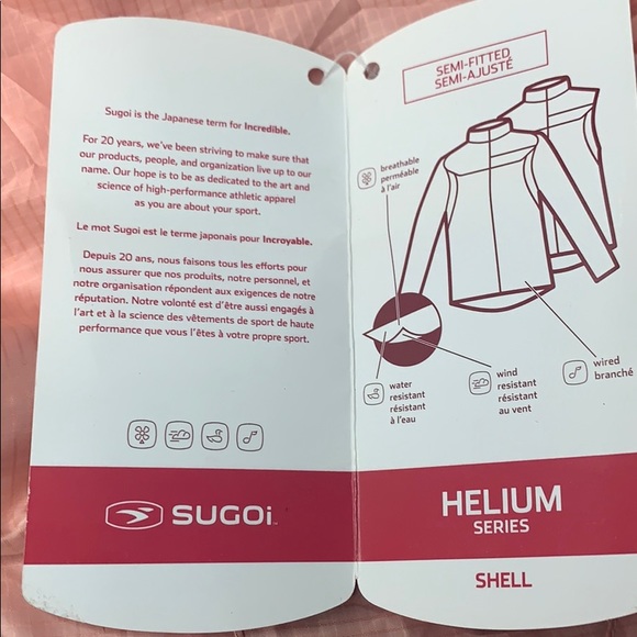 NWT Sugoi Helium Shell Jacket Women’s Size Large - Picture 11 of 12